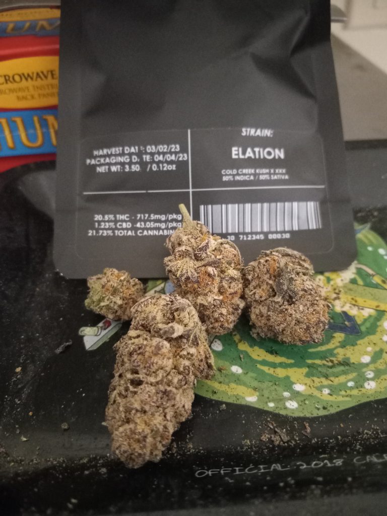 Organic weed in Prague. 
                    Elation Marijuana Strain